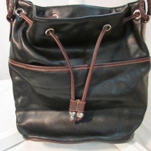 Jackson Drawstring Vinyl Bucket Bag